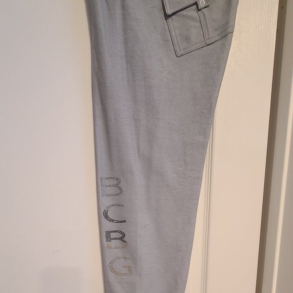 BCBGMAZARIA Studded Hoodie and Pant Set Size S in Gray (Pre-Owned) - Picture 5 of 7